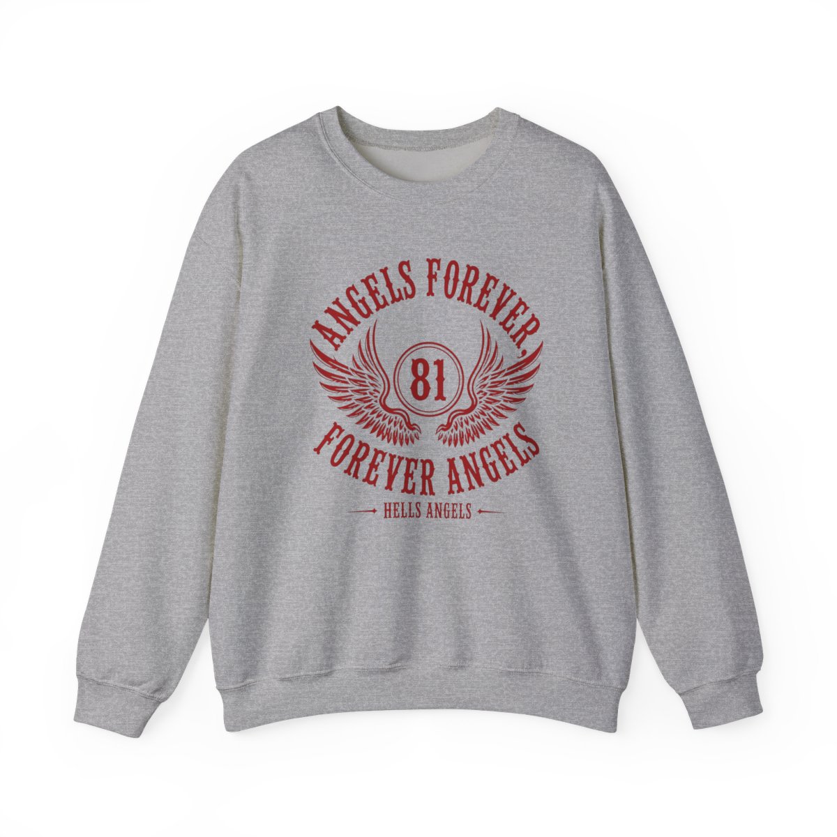 Hells Angels "Angels Forever, Forever Angels" Crewneck - alternate angle 2, merchandise