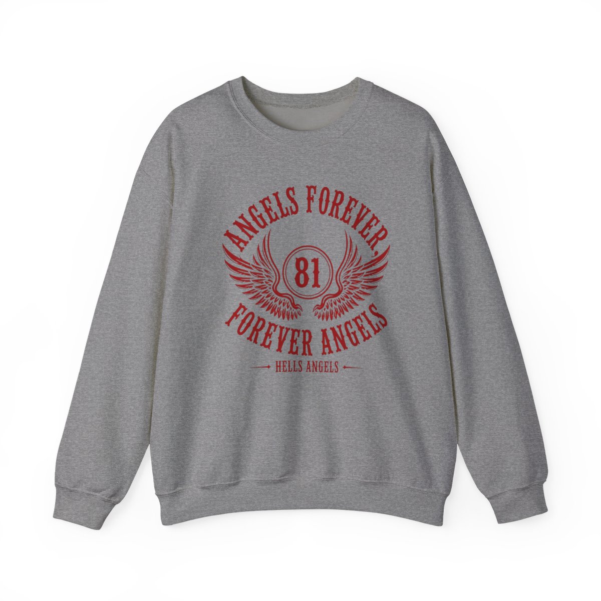Hells Angels "Angels Forever, Forever Angels" Crewneck - alternate angle 3, merchandise