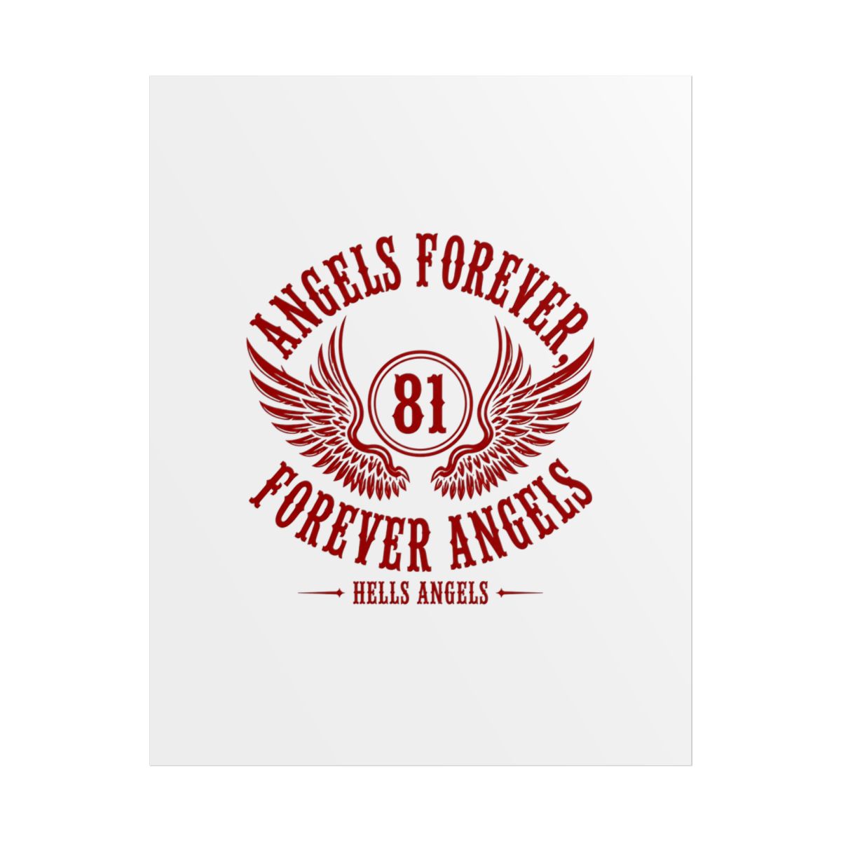 Hells Angels "Angels Forever, Forever Angels" Poster - alternate angle 1, merchandise