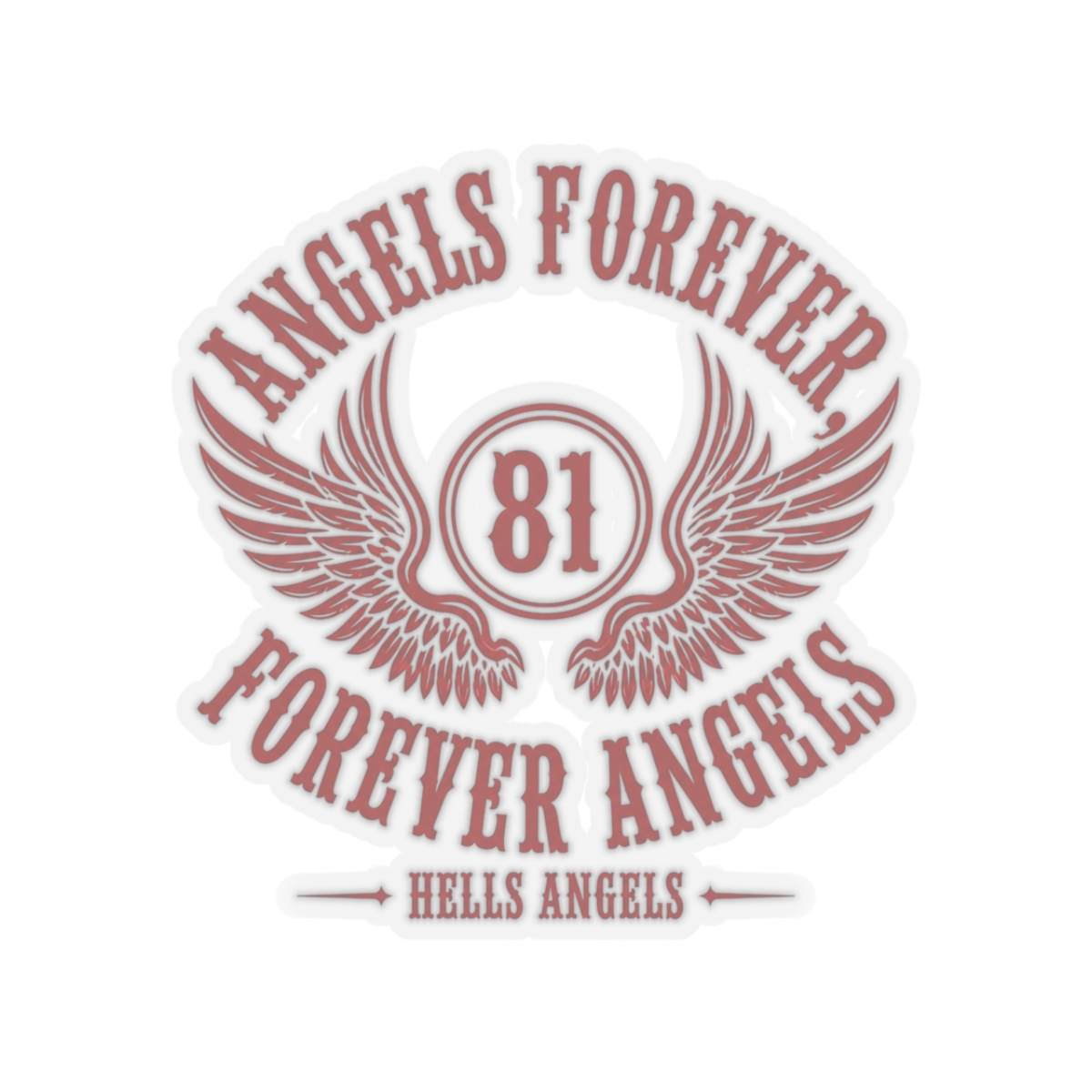 Hells Angels "Angels Forever, Forever Angels" Sticker