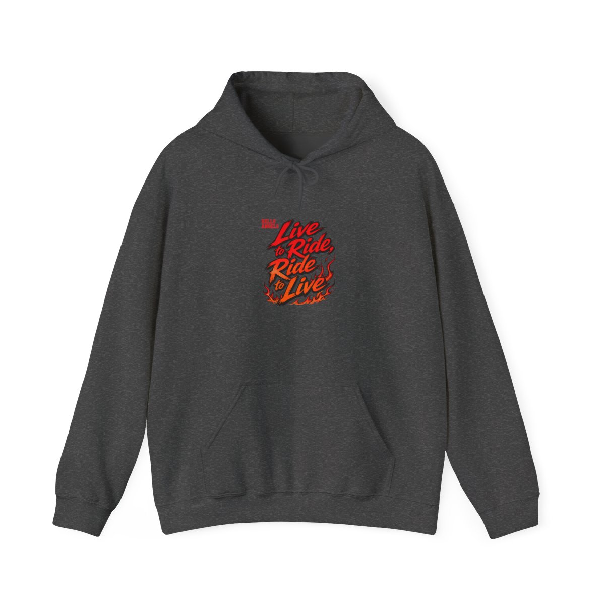 Hells Angels "Live to Ride, Ride to Live" Hoodie - alternate angle 3, merchandise