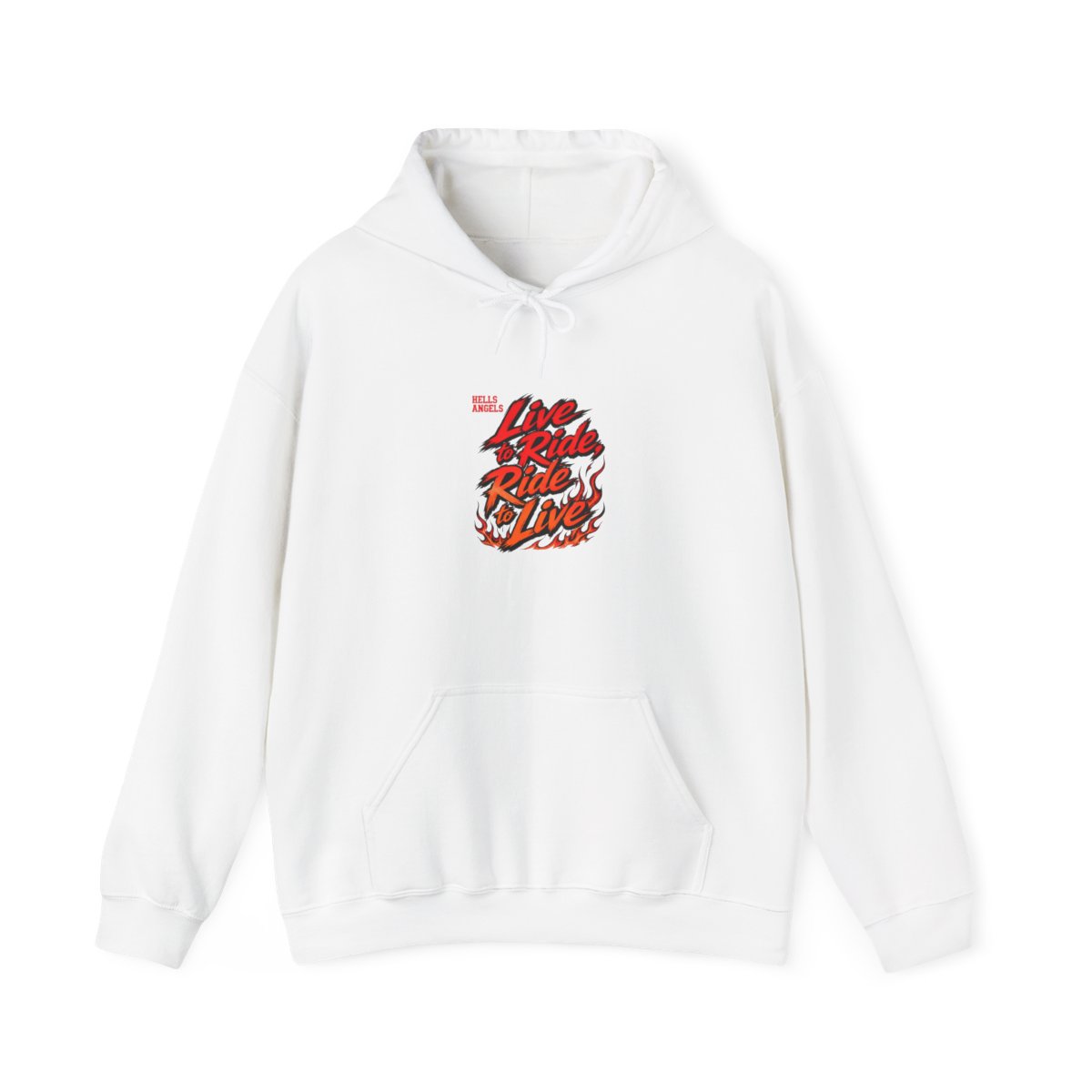 Hells Angels "Live to Ride, Ride to Live" Hoodie - alternate angle 2, merchandise