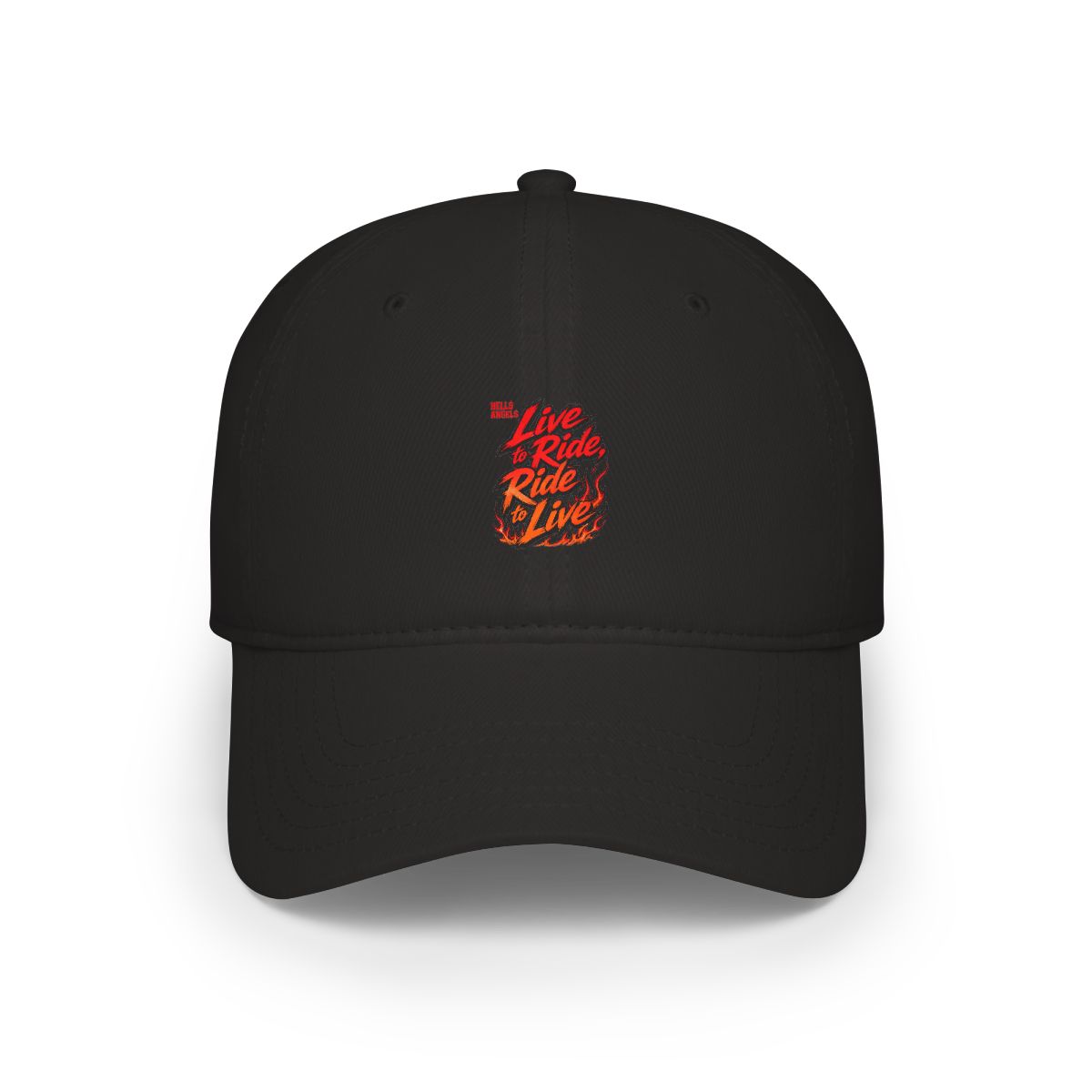 Hells Angels "Live to Ride, Ride to Live" Hat - alternate angle 5, merchandise