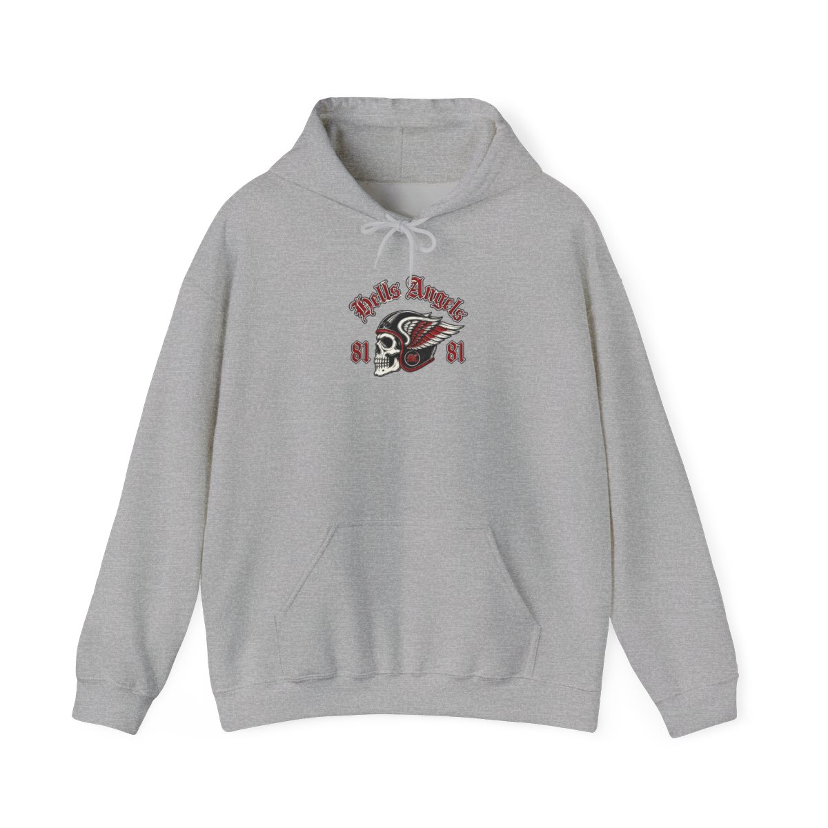 Hells Angels "Death Head" Hoodie - alternate angle 3, merchandise