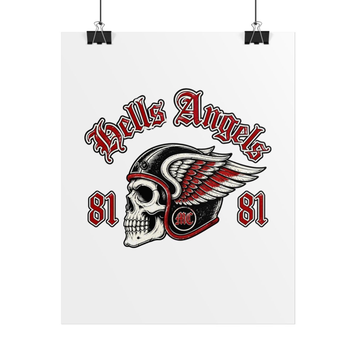 Hells Angels "Death Head" Poster