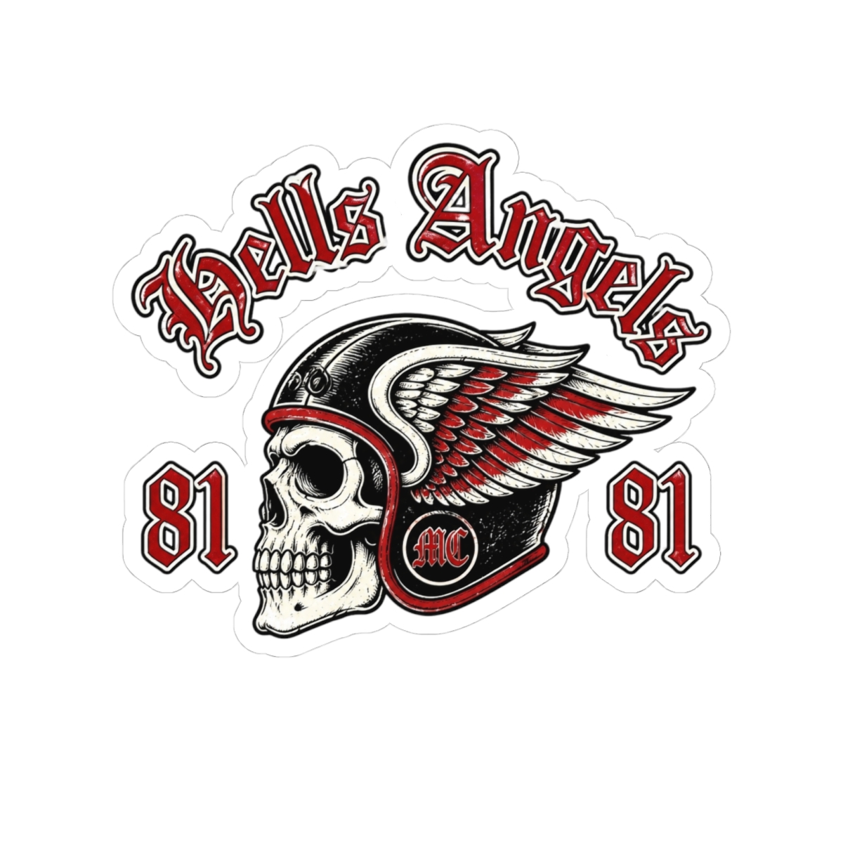 Hells Angels "Death Head" Sticker - Official Stickers merchandise