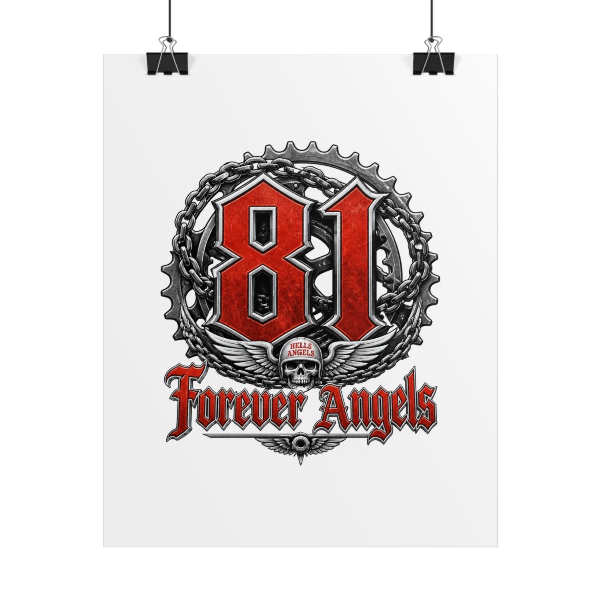 Hells Angels "Forever Angels" Poster