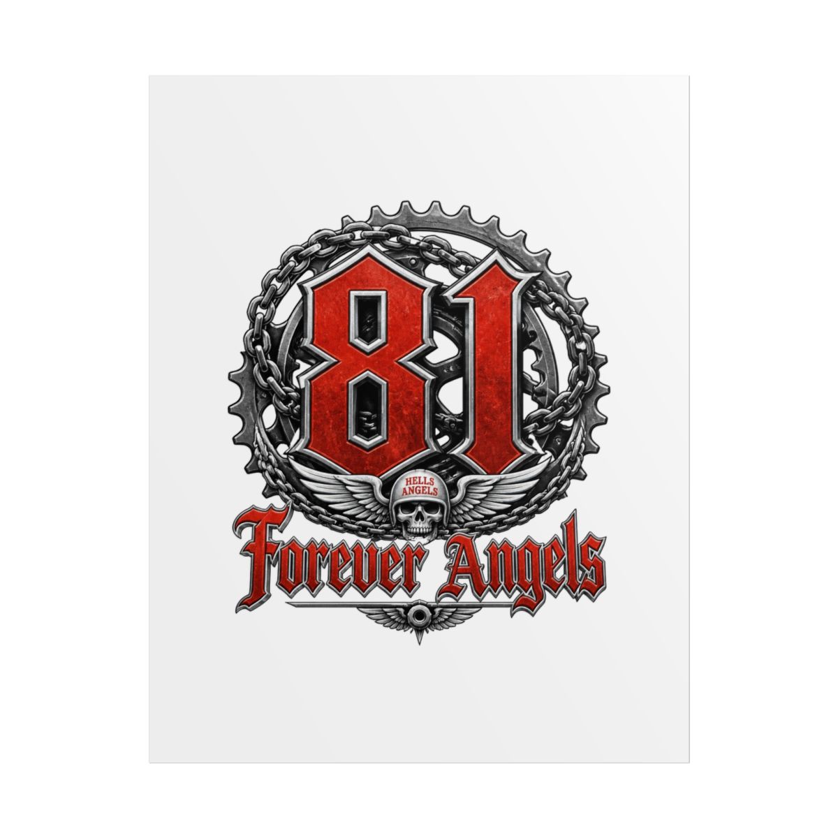 Hells Angels "Forever Angels" Poster - alternate angle 1, merchandise
