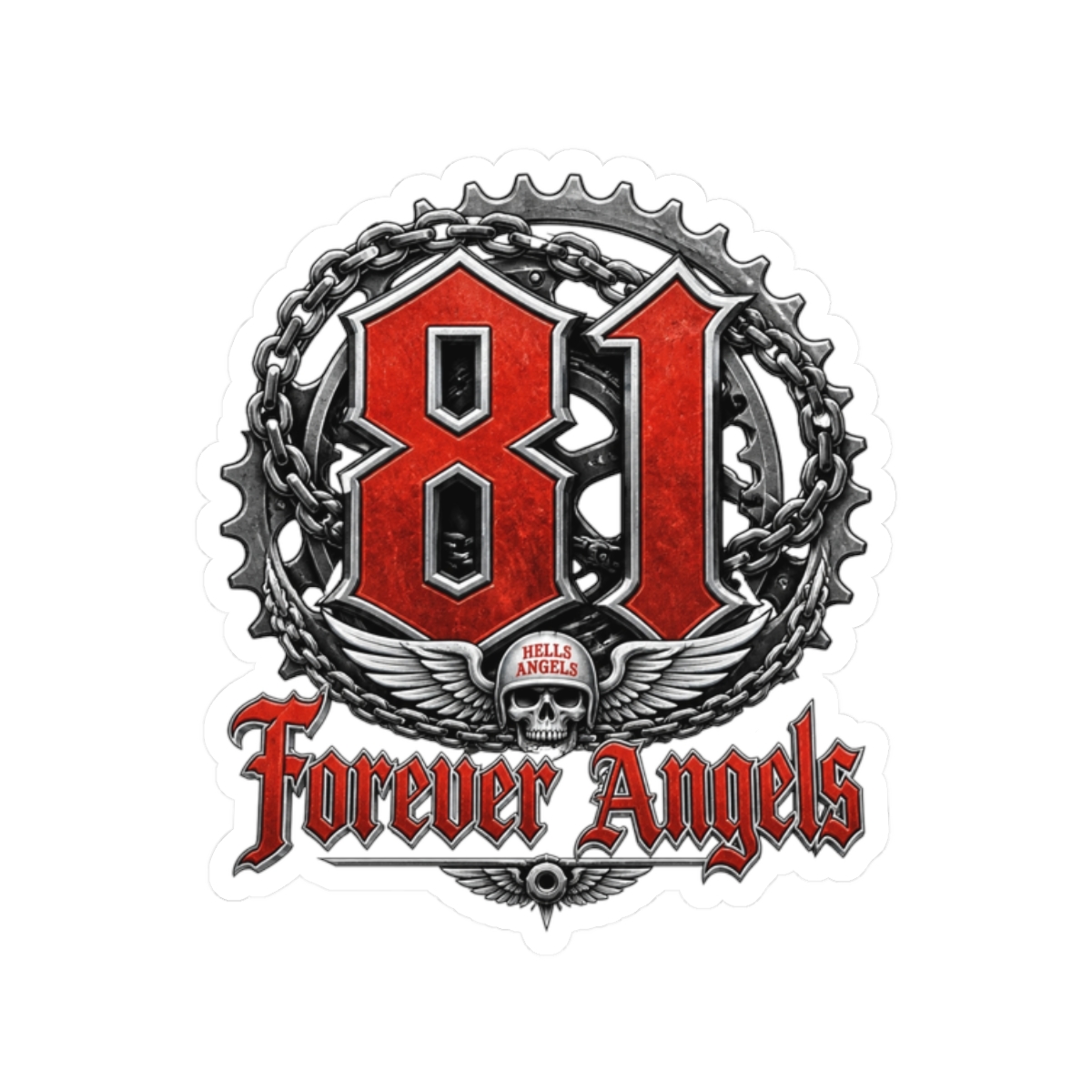 Hells Angels "Forever Angels" Sticker - Official Stickers merchandise