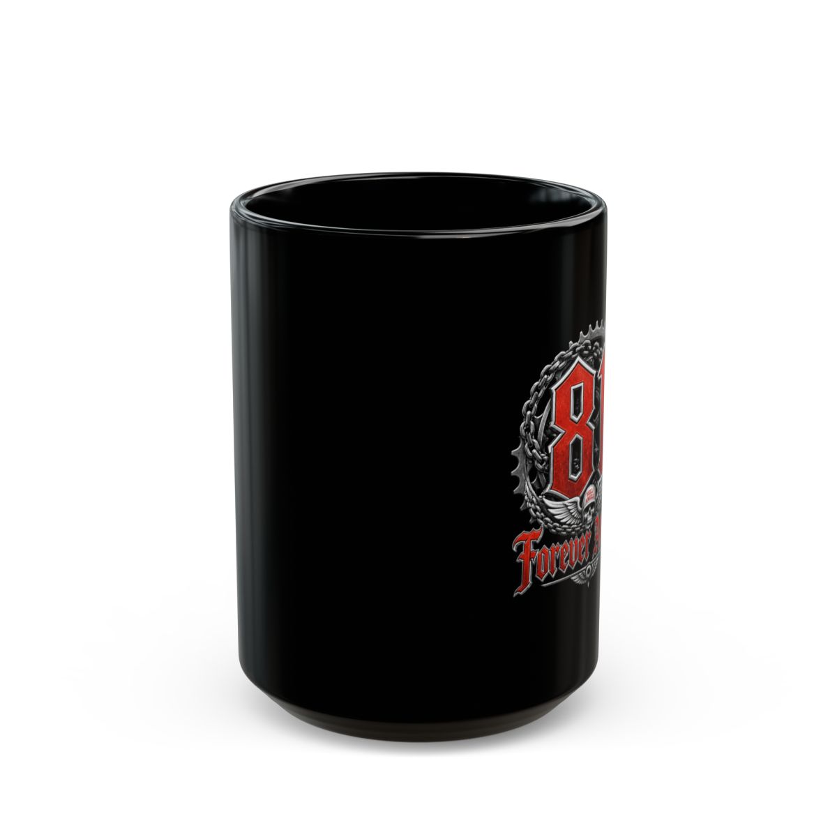 Hells Angels "Forever Angels" Black Mug - alternate angle 2, merchandise