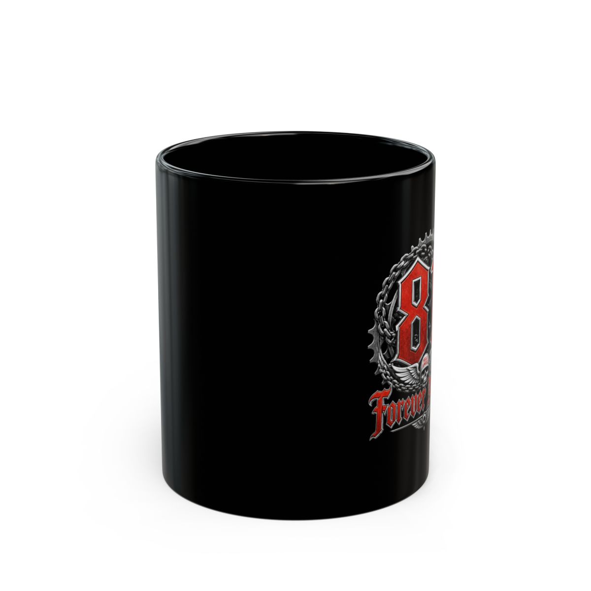 Hells Angels "Forever Angels" Black Mug - alternate angle 1, merchandise