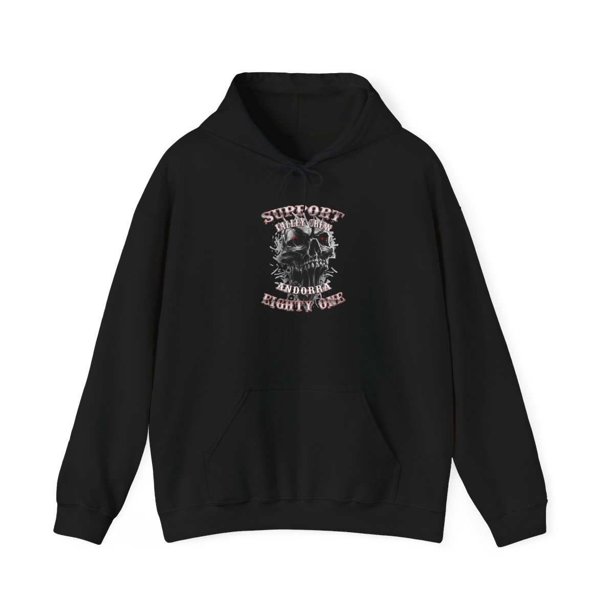 Support 181 Skull Graphic Hoodie | Military Tribute Pullover | 81 | Hells Angels