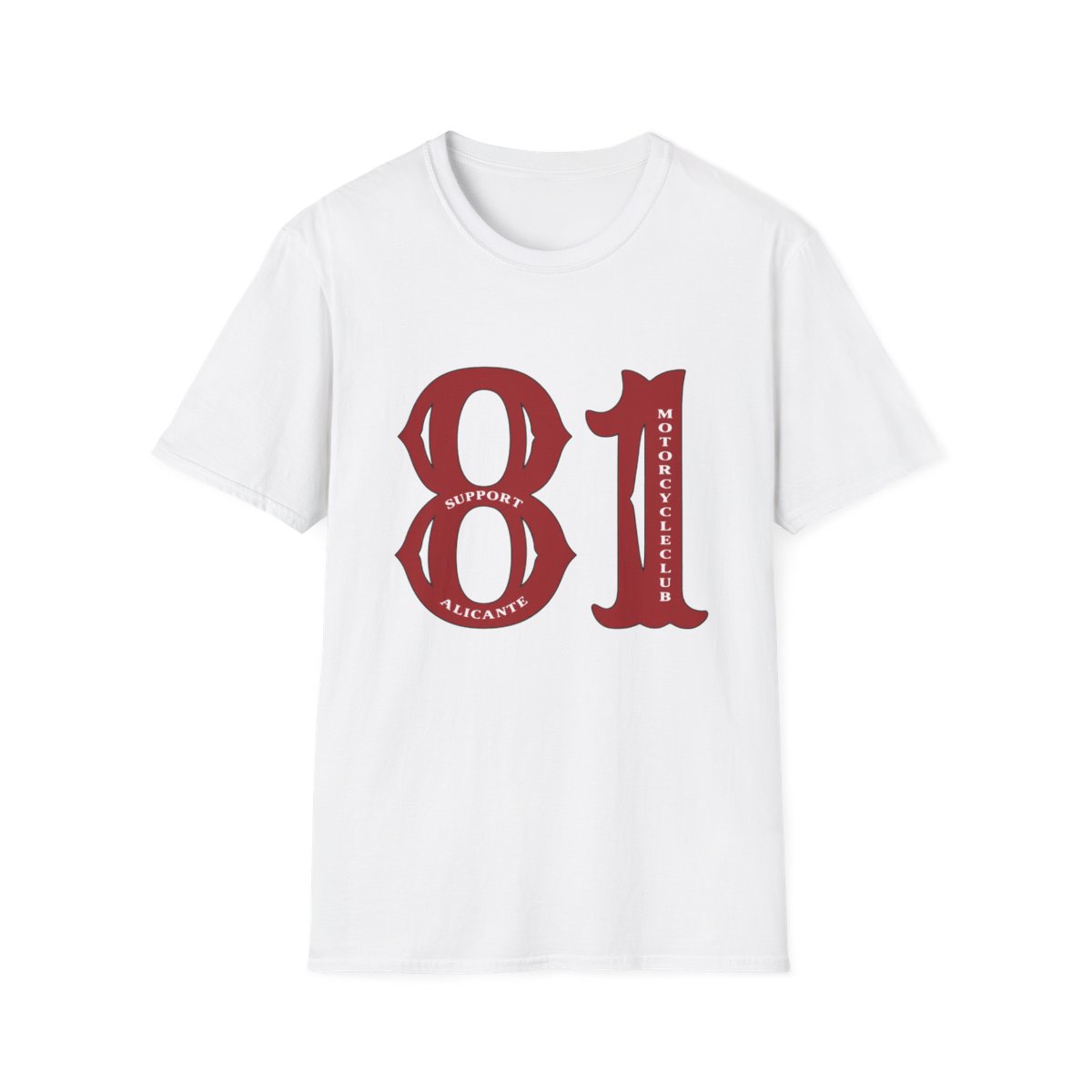 81 Motorcycle Support T-Shirt | Racing Number Retro Tee | Hells Angels