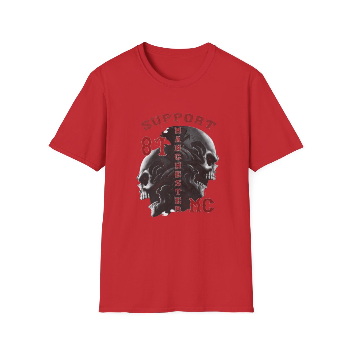 Support 81 Mamchur MC T-Shirt | Skull Motorcycle Club Design | Hells Angels - alternate angle 2, merchandise