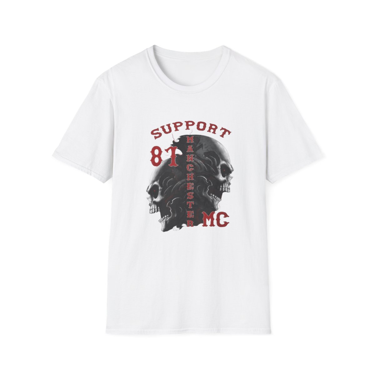 Support 81 Mamchur MC T-Shirt | Skull Motorcycle Club Design | Hells Angels