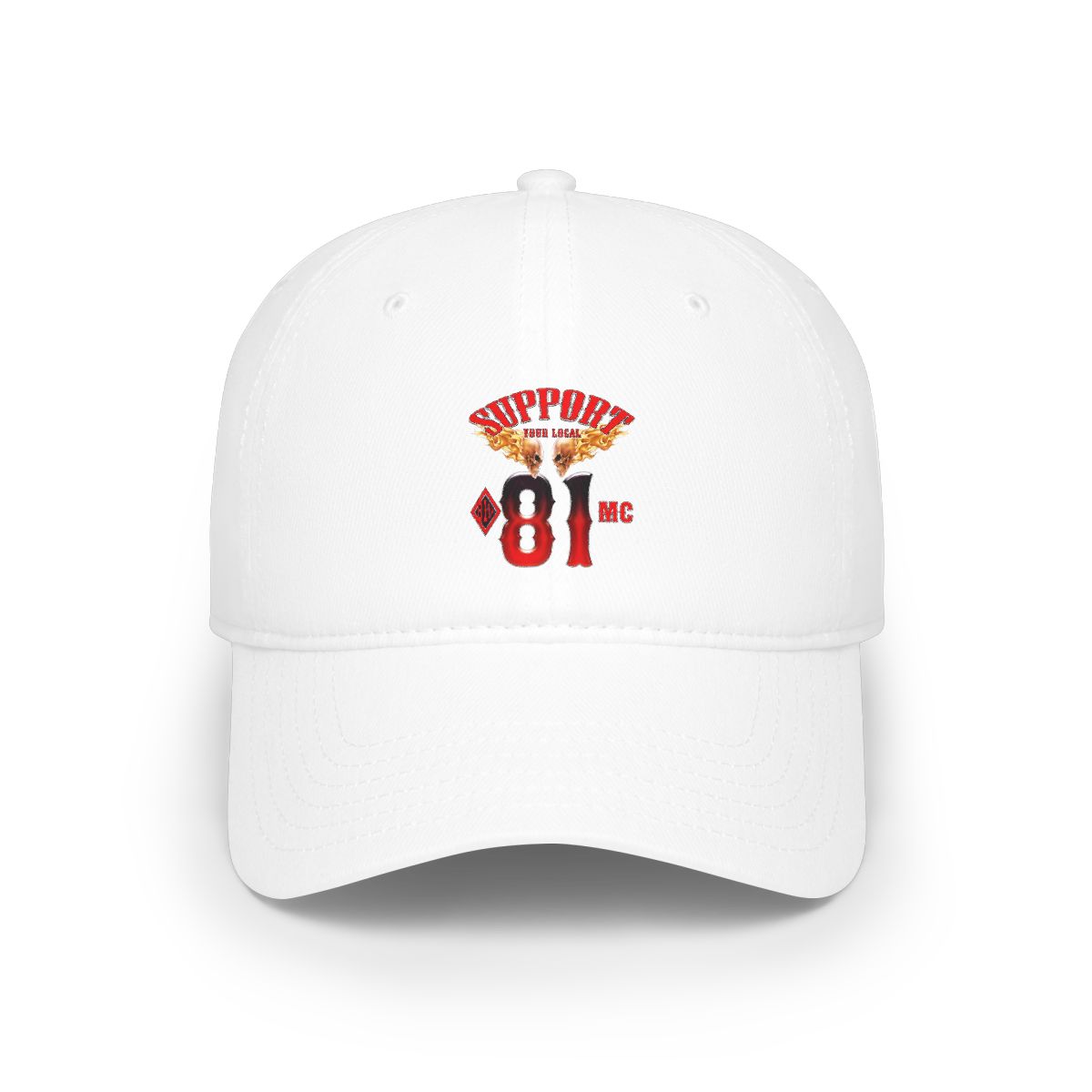 Flames 81 Cap | Embroidered Baseball Cap | Hells Angels - alternate angle 1, merchandise